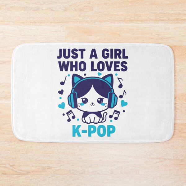 Item preview, Just A Girl Who Loves K-Pop Cute Korean Music designed and sold by LuminOrb.