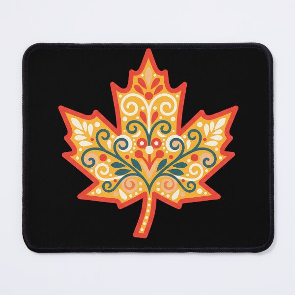 Item preview, Acer Maple Leaf Folk Art Motif – Autumn Symbolism by heidiannemorris © designed and sold by FOLK ART FUSION by heidiannemorris.