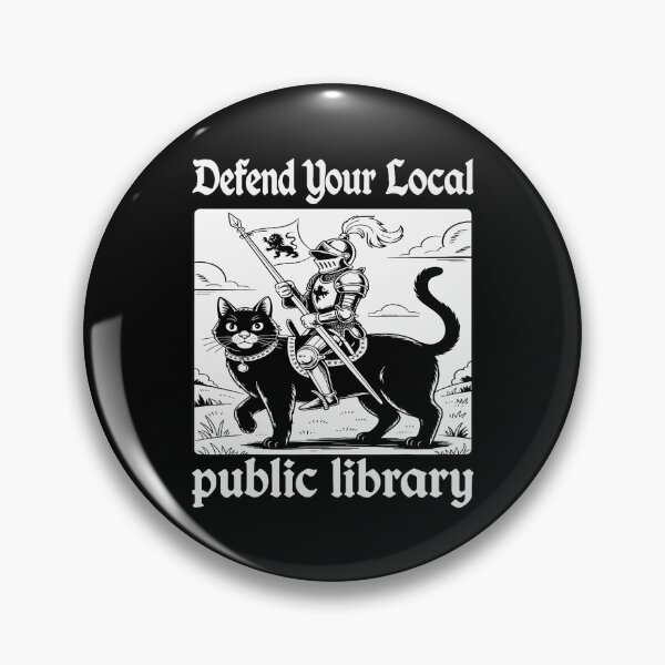 Item preview, Defend Local Public Library Knight Poster designed and sold by ajifujpost.