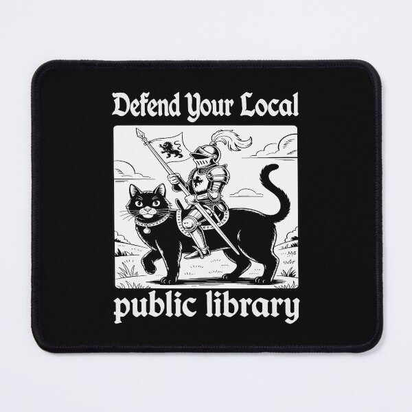 Item preview, Defend Local Public Library Knight Poster designed and sold by ajifujpost.
