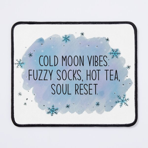 Item preview, Cold Moon Vibes Cozy Winter Watercolor Art designed and sold by JossDesign15.
