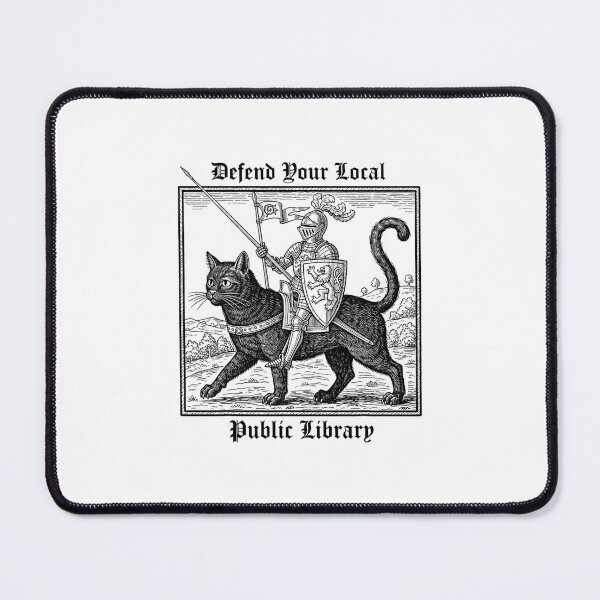Item preview, Defend Local Public Library Vintage Knight designed and sold by ajifujpost.