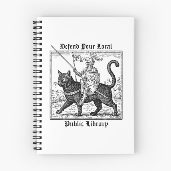 Item preview, Defend Local Public Library Vintage Knight designed and sold by ajifujpost.