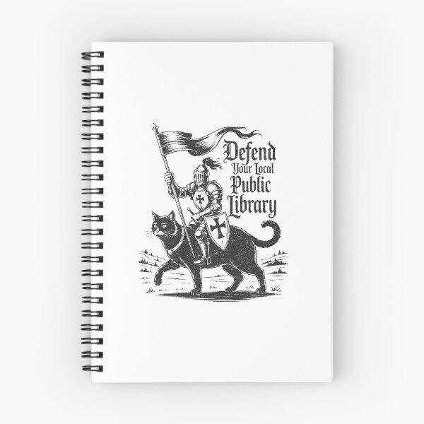 Item preview, Defend Local Public Library Knight Shield designed and sold by nryum.