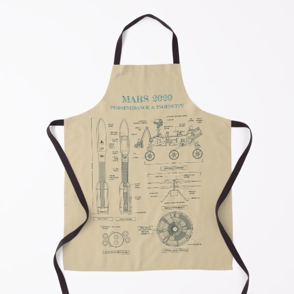 Item preview, NASA Mars 2020. Perseverance and Ingenuity (Parchment) designed and sold by BGALAXY.
