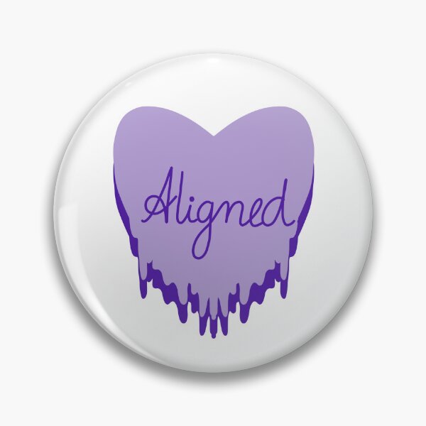 Item preview, Aligned – Spiritual Self Love Aesthetic Heart Design designed and sold by SoftlyStillBy-Nithya.