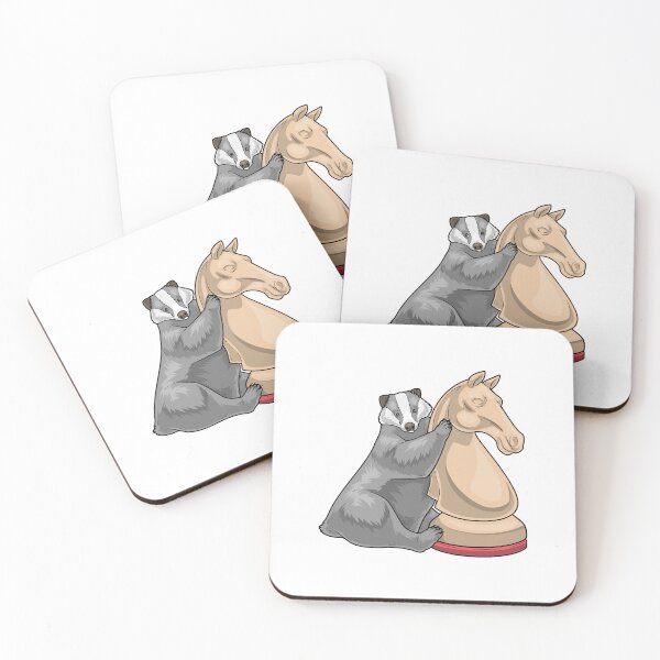Artikelvorschau, Dachs Schachfigur Springer Schach entworfen und verkauft von Snabdesign84.
