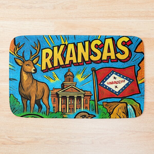 Item preview, Arkansas state | Comics stylCartoone -  designed and sold by ComicsFactory.