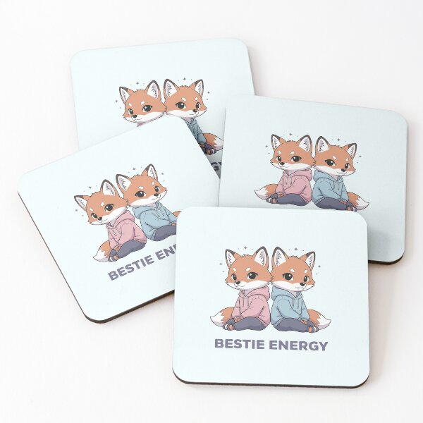 Item preview, Bestie Energy Kawaii Friendship Art designed and sold by Moon's Arts.