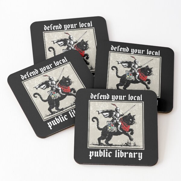 Item preview, Defend Local Public Library Knight Red designed and sold by cerima.