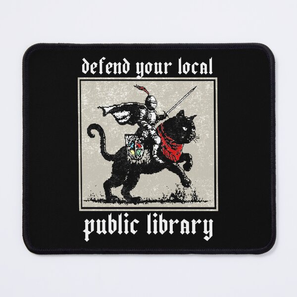 Item preview, Defend Local Public Library Knight Red designed and sold by cerima.