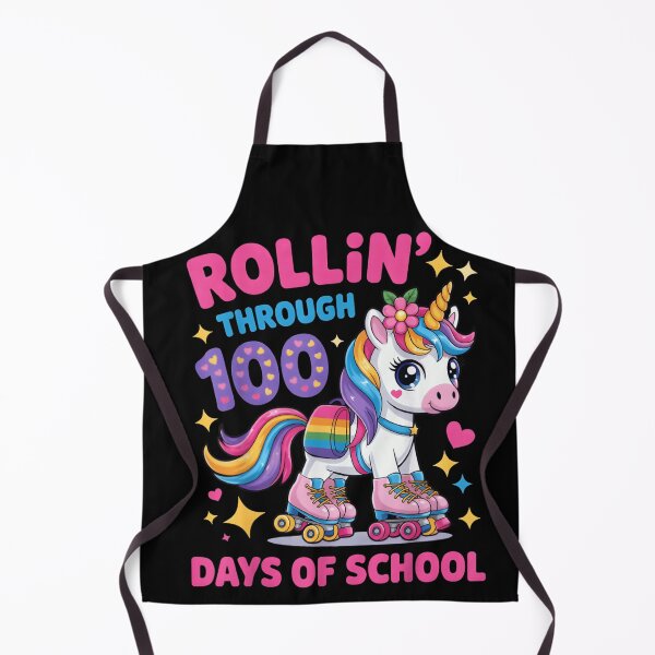 Item preview, Rolling Through One Hundred Days Of School Cute Roller Skating Unicorn designed and sold by LakenDraphil.