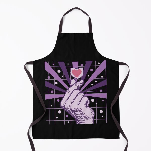 Item preview, Kpop Korean Music Cute Finger Heart Love Anime designed and sold by LuminOrb.