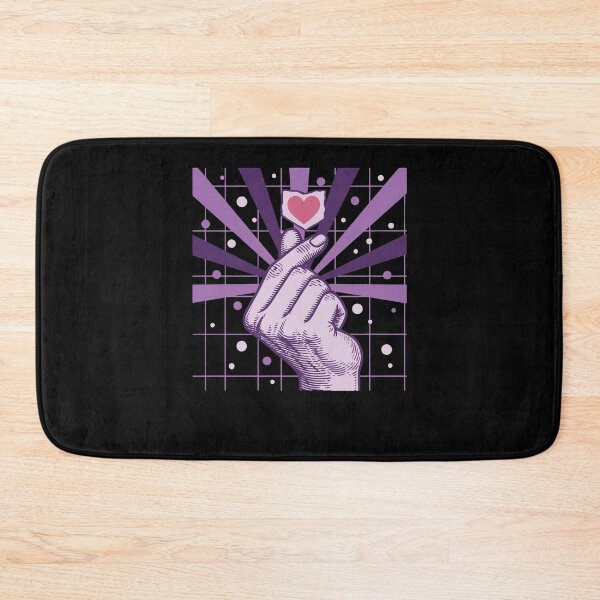 Item preview, Kpop Korean Music Cute Finger Heart Love Anime designed and sold by LuminOrb.