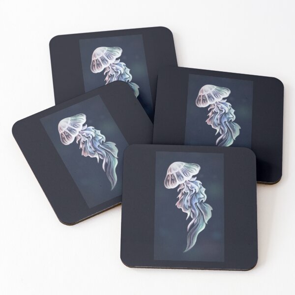Item preview, jellyfish, Starlit Drift 2 designed and sold by alina-k-design.