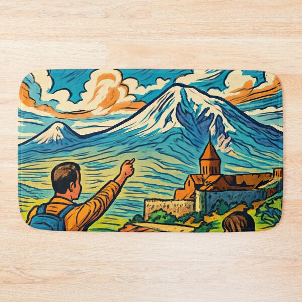 Item preview,  Armenia landscape | Comics stylCartoone -  designed and sold by ComicsFactory.