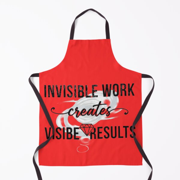 Item preview, Invisible Work Creates Visible Results Motivation Quote | Hustle Mindset Design designed and sold by SV-Creation.