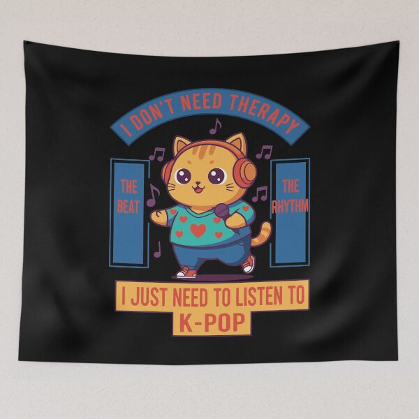 Item preview, I Dont Need Therapy I Just Need To Listen To K-Pop designed and sold by LuminOrb.