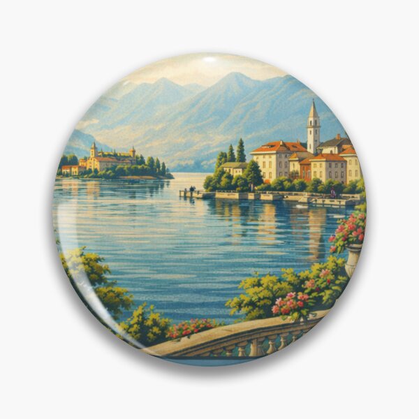 Item preview, Lago Maggiore - Lake Maggiore designed and sold by PamLeeDesign.
