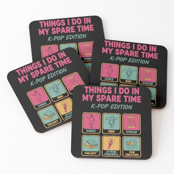 Item preview, Things I Do In My Spare Time K-Pop Edition Dance designed and sold by LuminOrb.