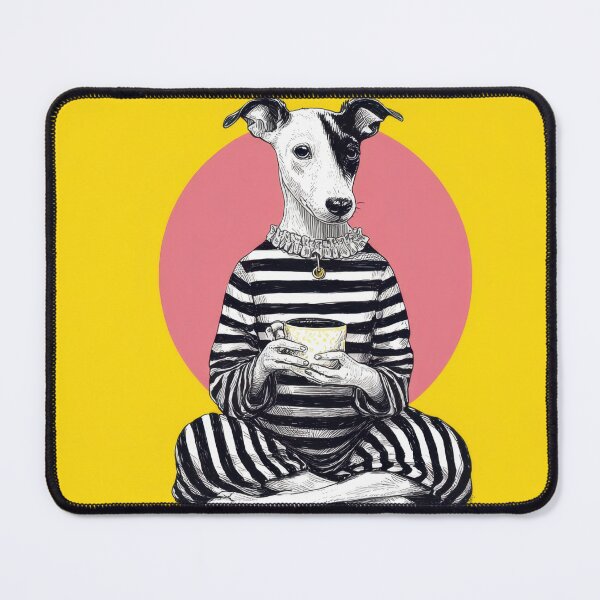 Item preview, Dog enjoys a warm drink in style designed and sold by anytka.