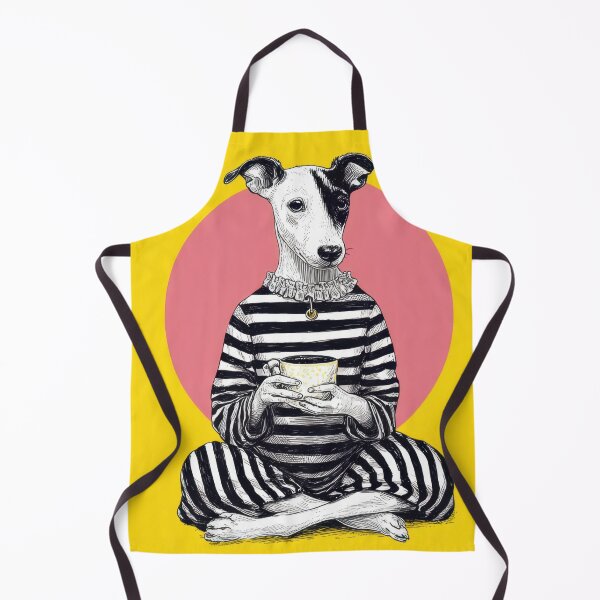 Item preview, Dog enjoys a warm drink in style designed and sold by anytka.