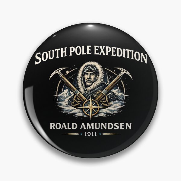 Item preview, South Pole Expedition Roald Amundsen Vintage designed and sold by Retr0Tshirts.