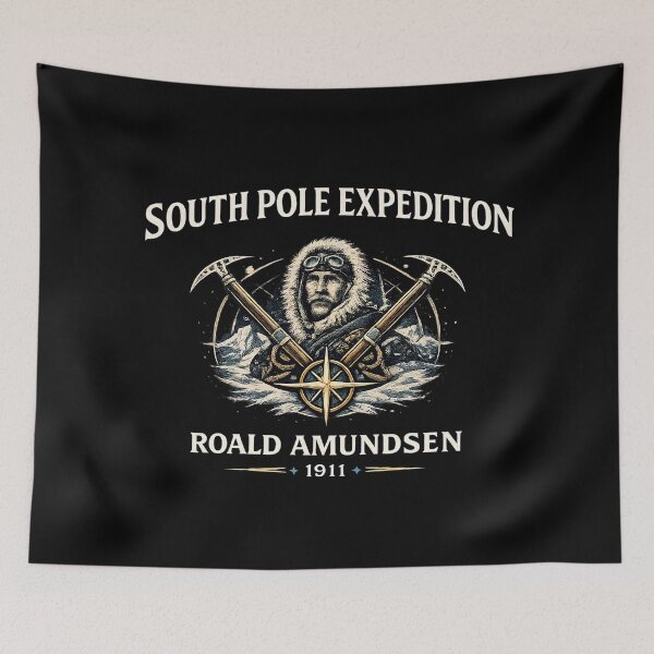 Item preview, South Pole Expedition Roald Amundsen Vintage designed and sold by Retr0Tshirts.