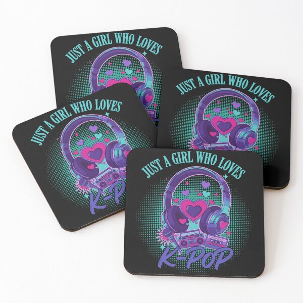 Item preview, Just A Girl Who Loves K-Pop Korean Music Cute designed and sold by LuminOrb.