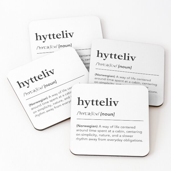 Item preview, Hytteliv Definition – Norwegian Cabin Life and Slow Living designed and sold by lagunaklein.