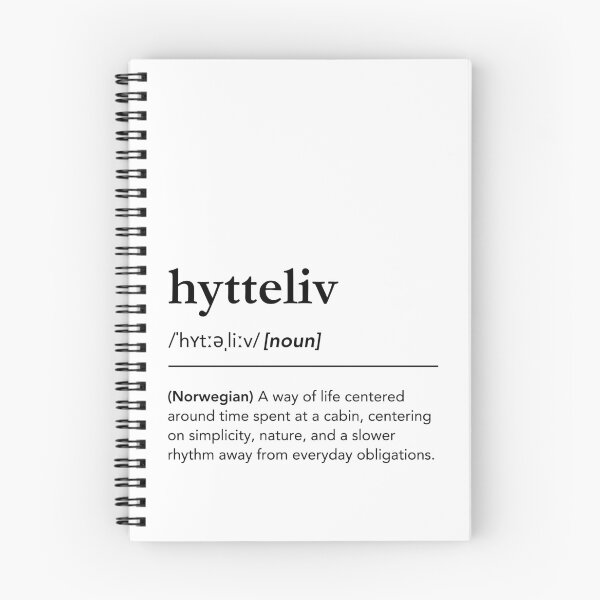 Item preview, Hytteliv Definition – Norwegian Cabin Life and Slow Living designed and sold by lagunaklein.
