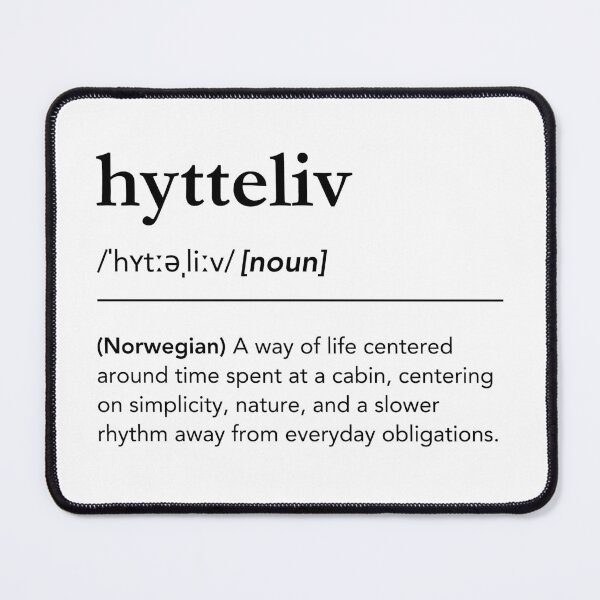 Item preview, Hytteliv Definition – Norwegian Cabin Life and Slow Living designed and sold by lagunaklein.
