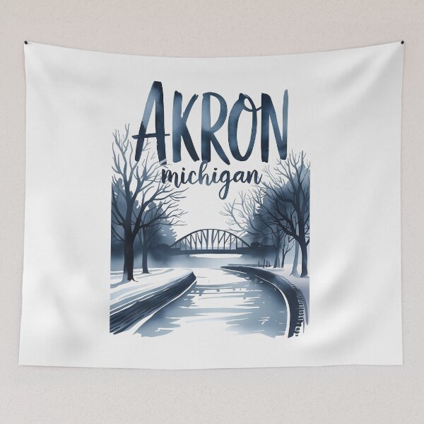 Item preview, Akron, Michigan, Akron MI, Akron Michigan designed and sold by MoMidoStore.