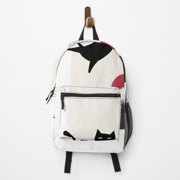 Item preview, Japandi Poster Cat with Fuji – Minimalist and fun kitchen motif with a retro touch designed and sold by PurePeachStudio.