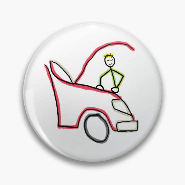 Item preview, Car Mechanic Stickman designed and sold by Mark-Ewbie.