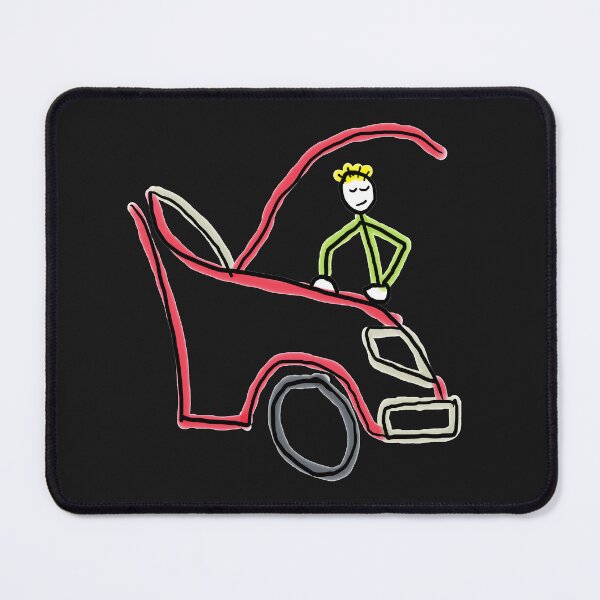 Item preview, Car Mechanic Stickman designed and sold by Mark-Ewbie.