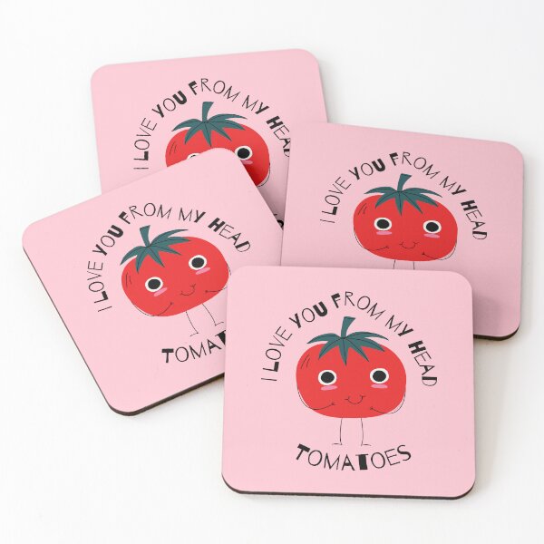 Item preview, Love You from My Head Tomatoes | Pink  designed and sold by annemyne.