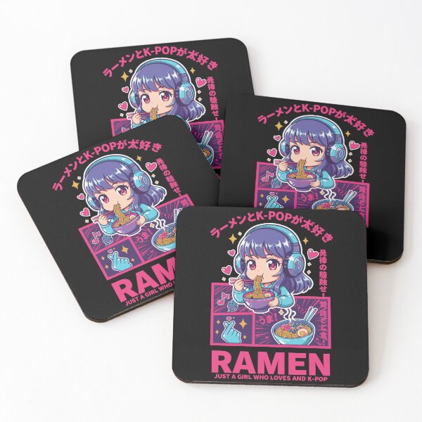 Item preview, Kpop Anime Girl Ramen Just A Girl Who Loves Kpop designed and sold by LuminOrb.