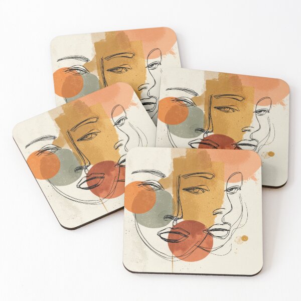 Item preview, Artistic line drawing with colors designed and sold by anytka.