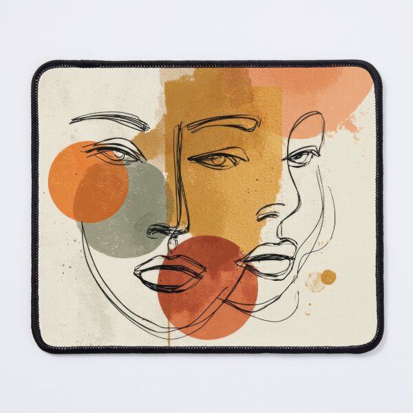 Item preview, Artistic line drawing with colors designed and sold by anytka.