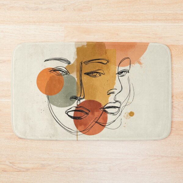 Item preview, Artistic line drawing with colors designed and sold by anytka.