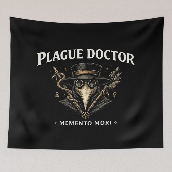 Item preview, Vintage Plague Doctor Retro Art Print designed and sold by Retr0Tshirts.