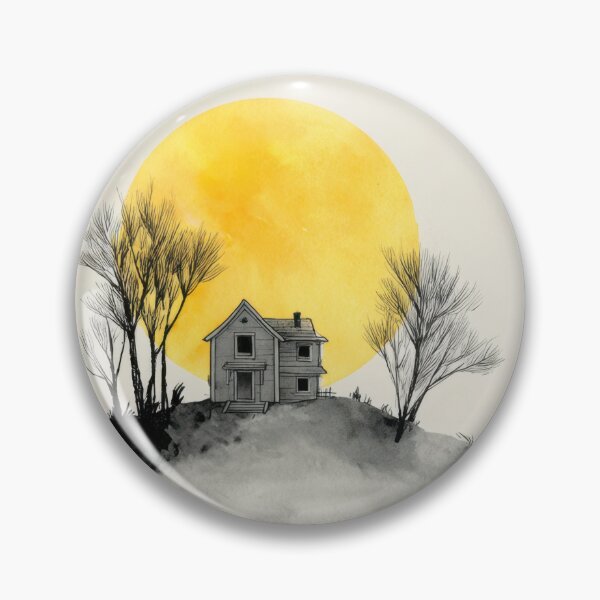 Item preview, House on a hill with a setting sun designed and sold by anytka.
