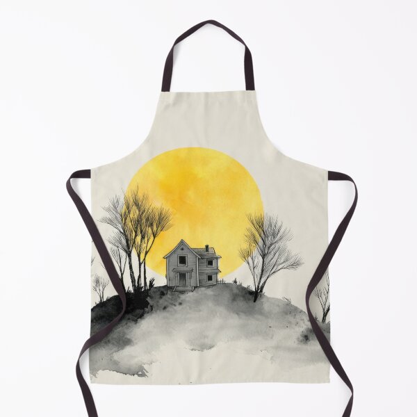 Item preview, House on a hill with a setting sun designed and sold by anytka.