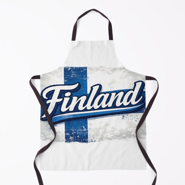 Item preview, Finland Flag Design – Finnish Pride Vintage Distressed Typography designed and sold by GarnerSupplyCo.