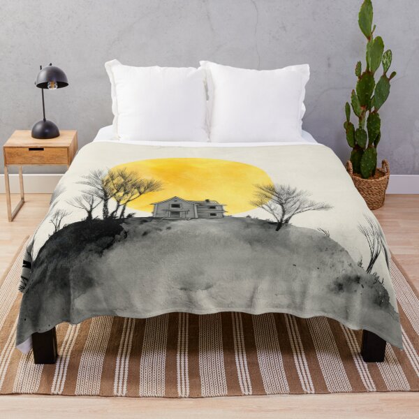 Item preview, House on a hill with a setting sun designed and sold by anytka.
