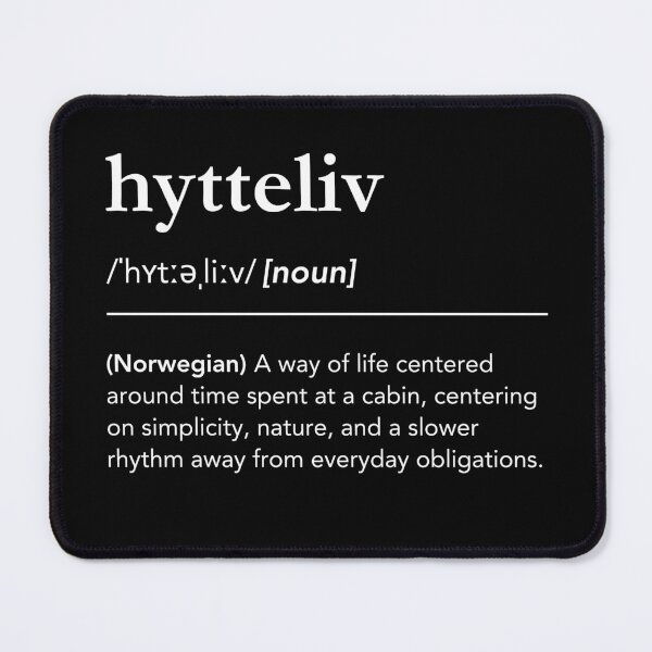 Item preview, Hytteliv Definition – Norwegian Cabin Lifestyle designed and sold by lagunaklein.