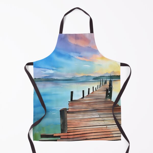 Item preview, Long Dock at Sunset designed and sold by tomorrowsart.