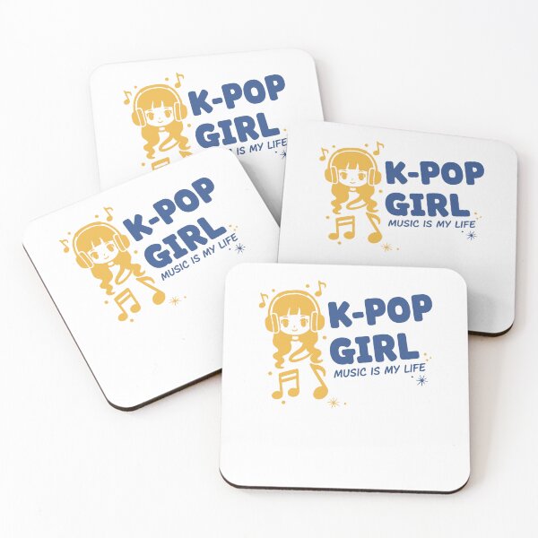 Item preview, K-Pop Girl Music Is My Life Korean Pop Music Cute designed and sold by LuminOrb.