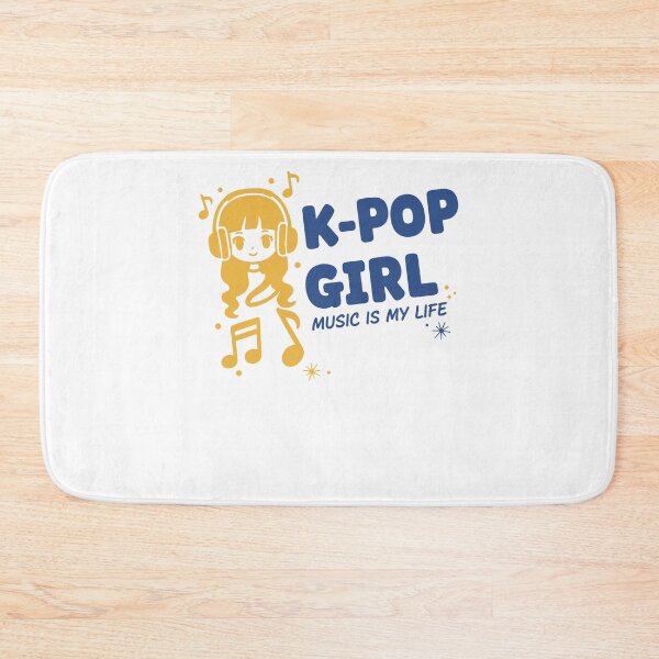 Item preview, K-Pop Girl Music Is My Life Korean Pop Music Cute designed and sold by LuminOrb.